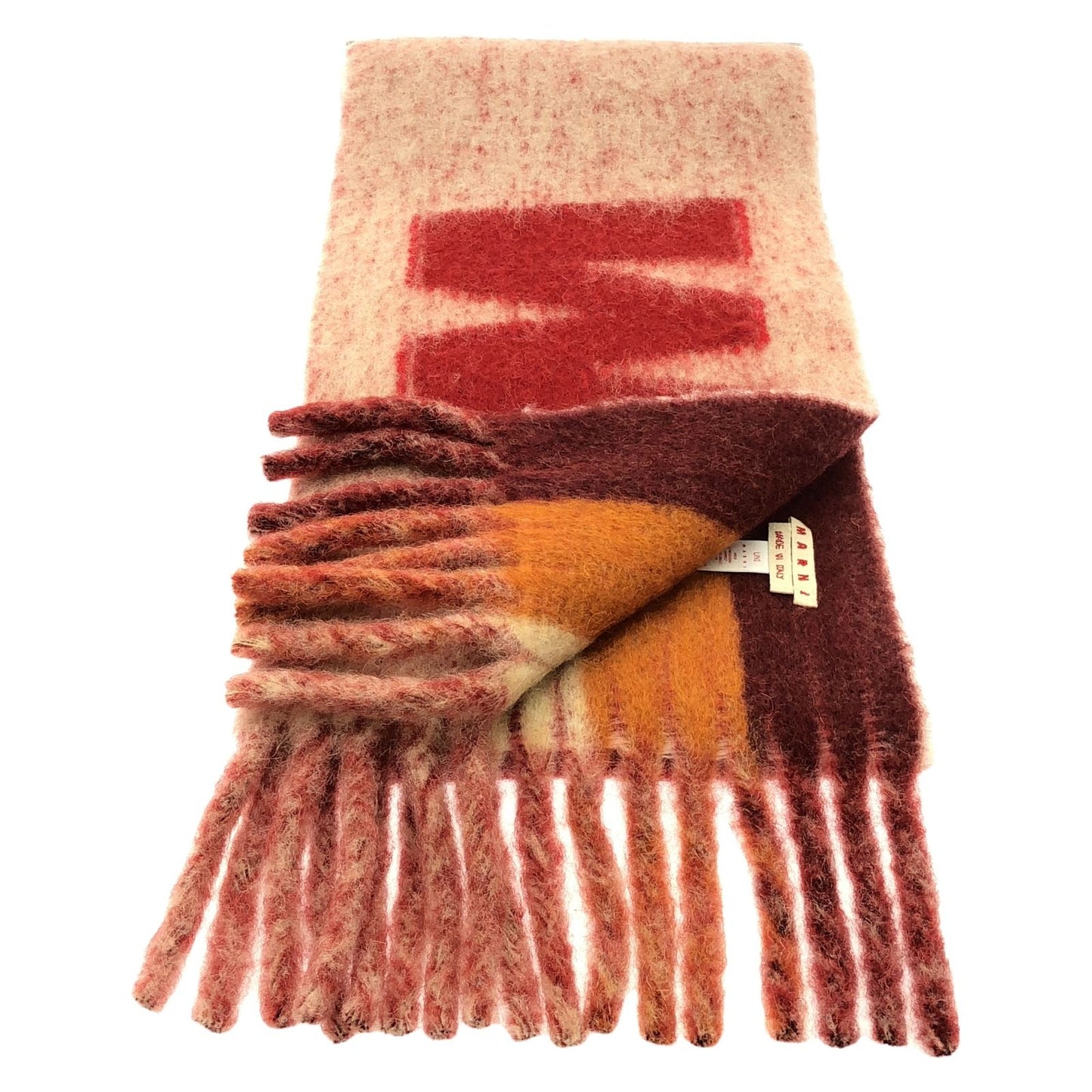MARNI Red Wool Scarf - Exquisite Luxury Accessory