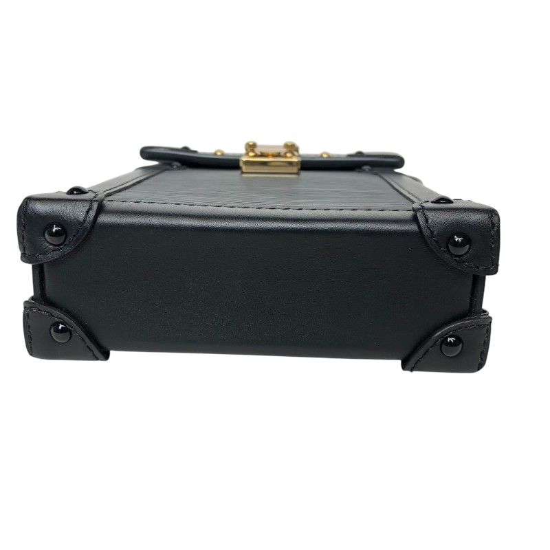 Louis Vuitton Vertical Trunk Chain Shoulder Bag - Noir & Gold