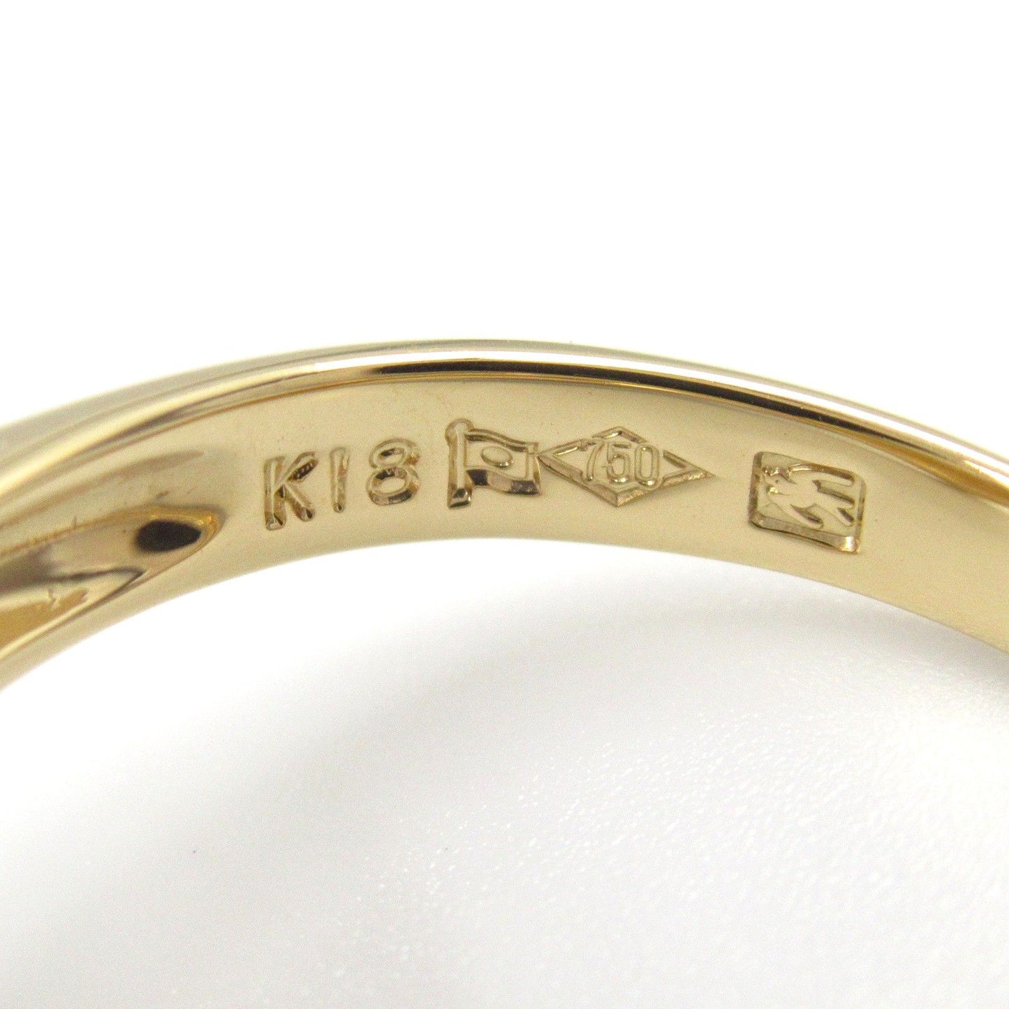 SEIKO Heart Diamond Ring in 18K Yellow Gold - Size 7.5