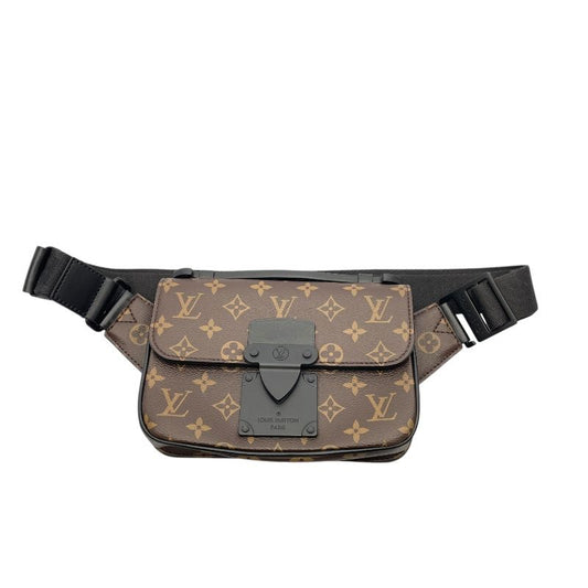 Louis Vuitton S Lock Sling Bag M45807 - Monogram Macassar Brown