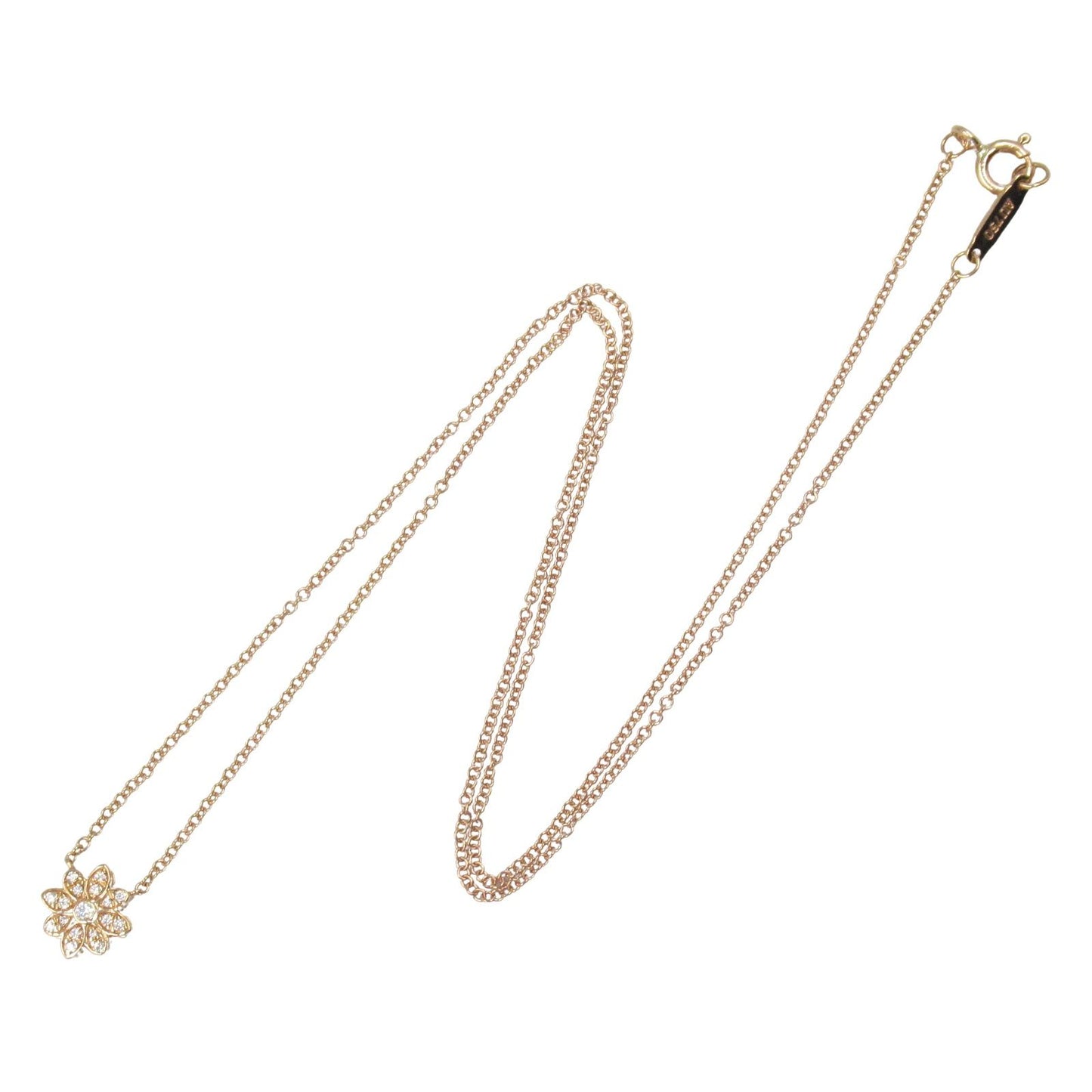 TIFFANY & CO Enchanted Diamond Necklace in 18K Pink Gold