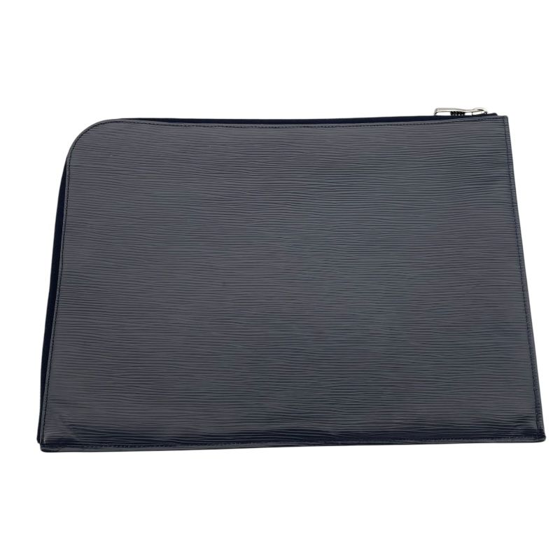 Louis Vuitton Pochette Jour GM Navy Epi Leather Clutch Bag