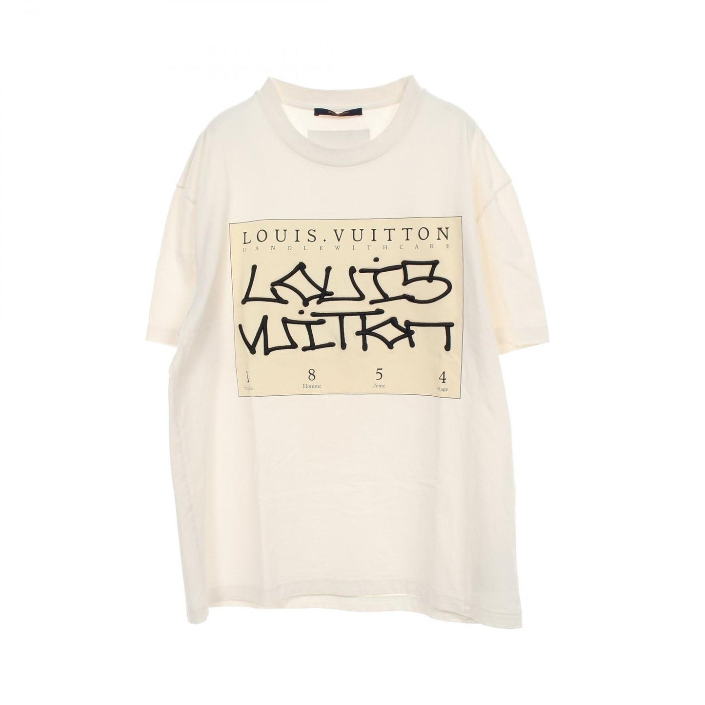 Louis Vuitton Graphic Logo Inside-Out T-Shirt - XL Beige/White