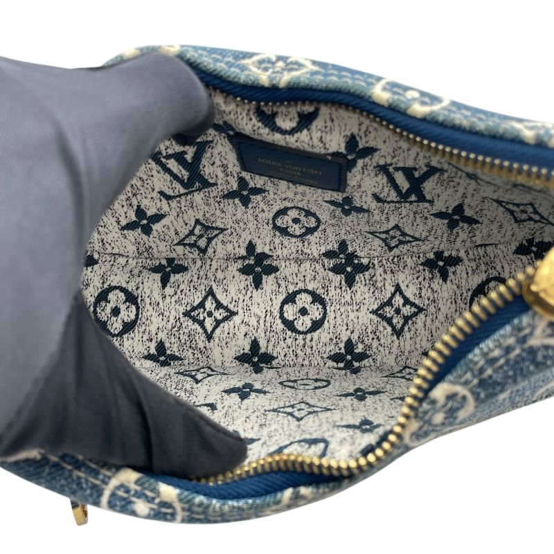Louis Vuitton Sac Loop M81166 Blue Monogram Denim Shoulder Bag