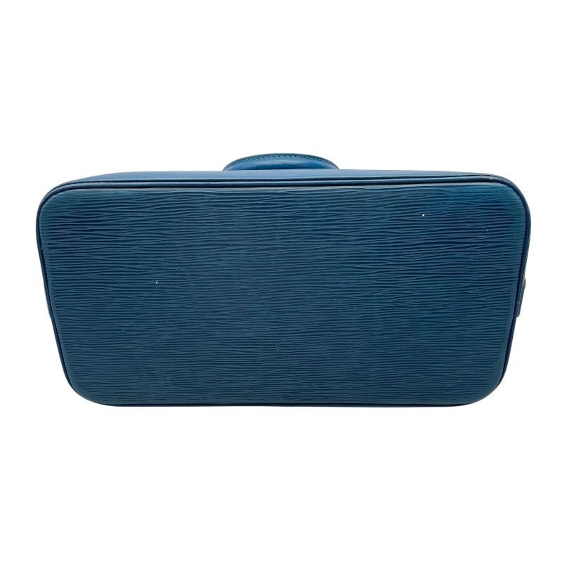 Louis Vuitton Alma M52145 Blue Epi Leather Handbag - Timeless Elegance