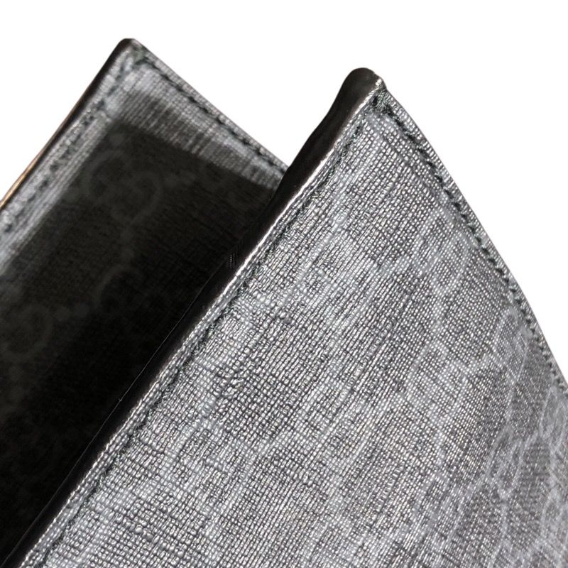 GUCCI GG Supreme Tote Bag with Patches - Black Canvas