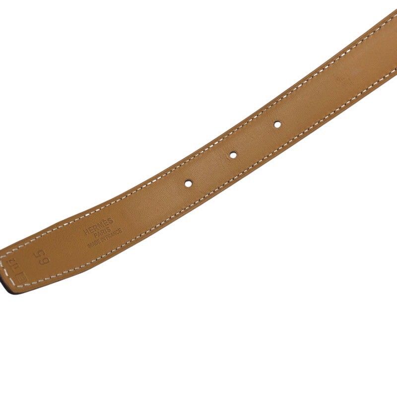 HERMES Constance Mini Belt 65cm in Brown/Camel Box Calf Leather