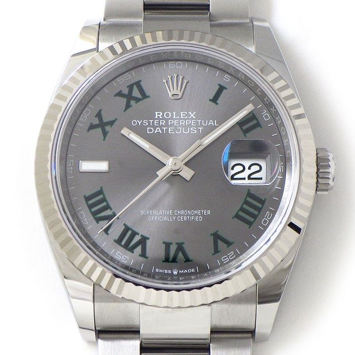 Rolex Datejust 36 126234 - Slate Roman Dial, K18WG & SS