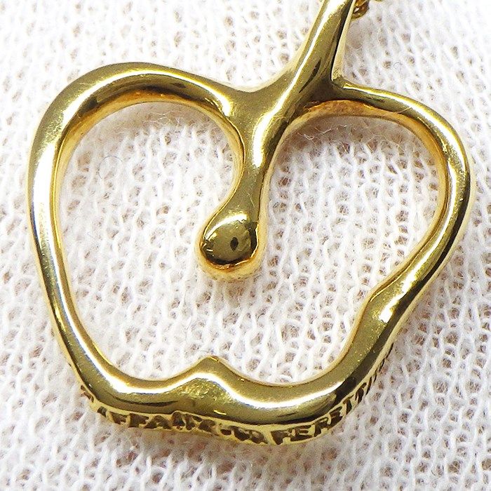 Tiffany & Co. Apple Small Necklace in K18 Yellow Gold