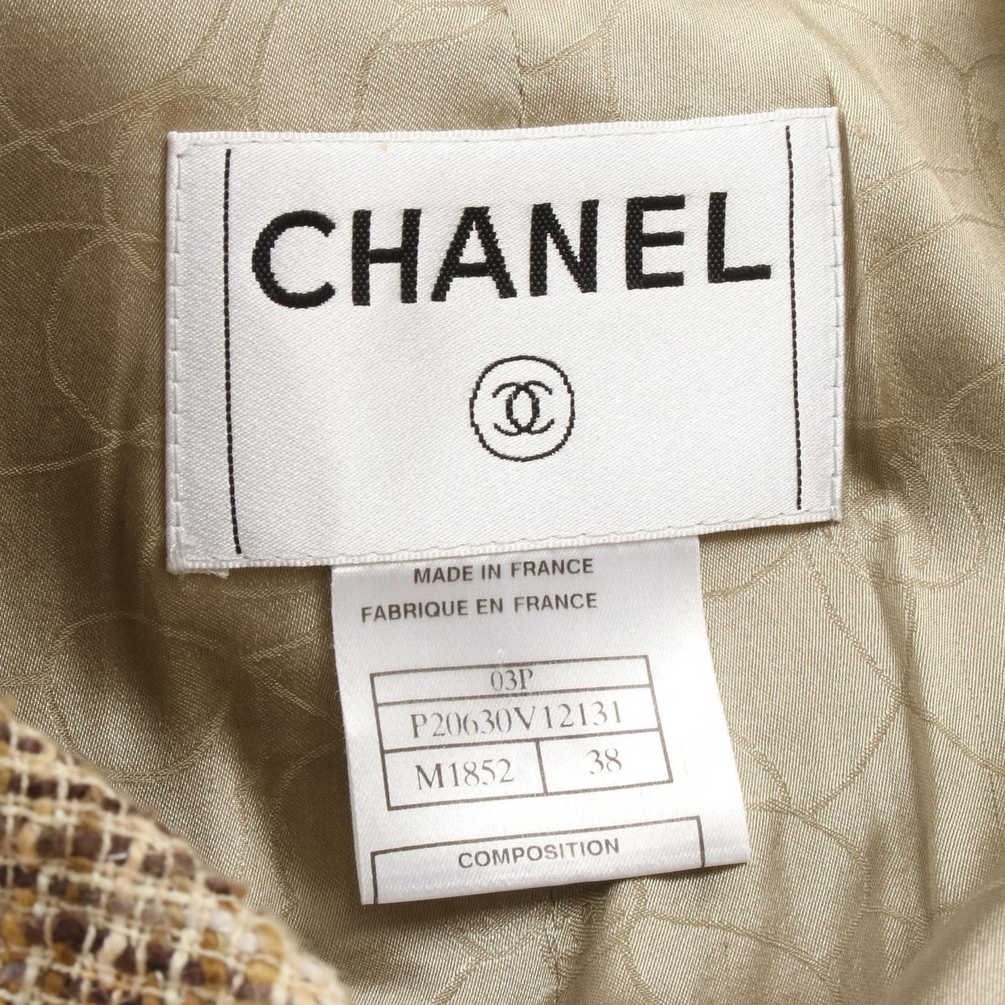 CHANEL Tweed Tailored Jacket in Beige - Timeless Elegance