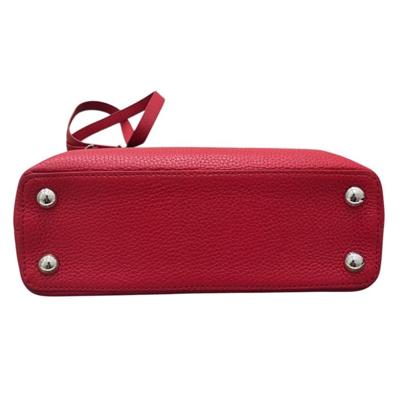 Louis Vuitton Capucines BB Red Leather Shoulder Bag - Exquisite Craftsmanship