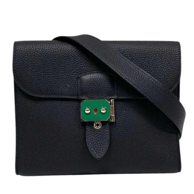 HERMES Sac à Dépêches 21 in Cabane with Silver Hardware