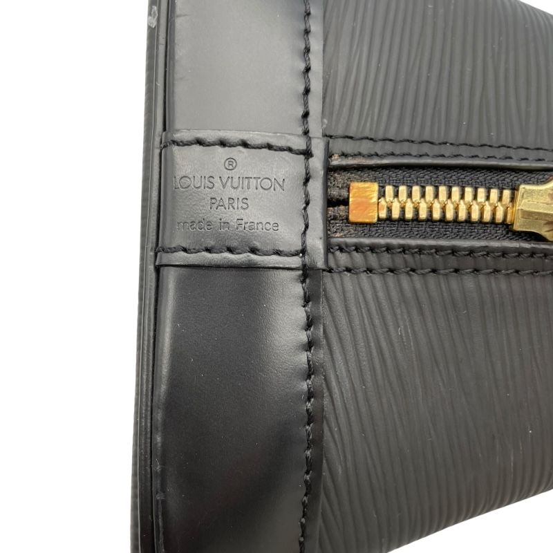 Louis Vuitton Alma M52142 Black Epi Leather Handbag - Timeless Elegance