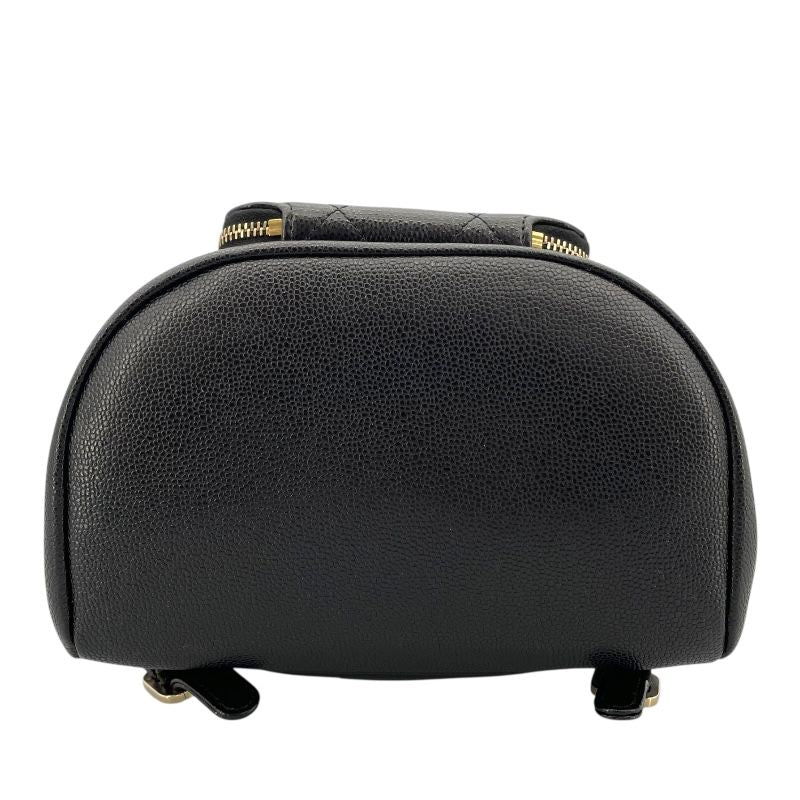 CHANEL Matelassé Backpack AS3530 in Black Caviar Leather