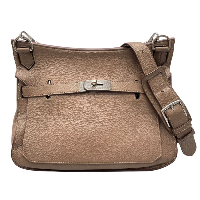 HERMES Gypsière 34 in Etoupe with Silver Hardware - Exquisite Craftsmanship