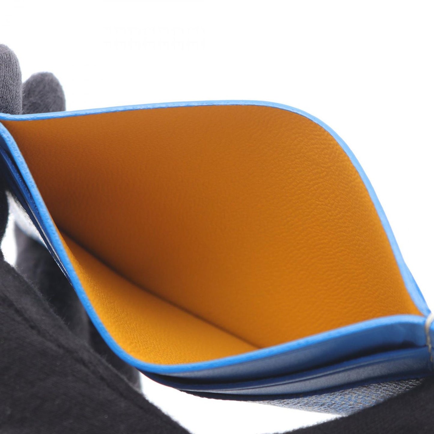 GOYARD Saint Sulpice Card Case in Blue Leather - Exquisite Craftsmanship