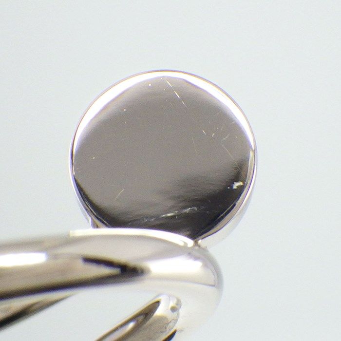 Cartier Juste un Clou Ring in 18K White Gold - Size 13