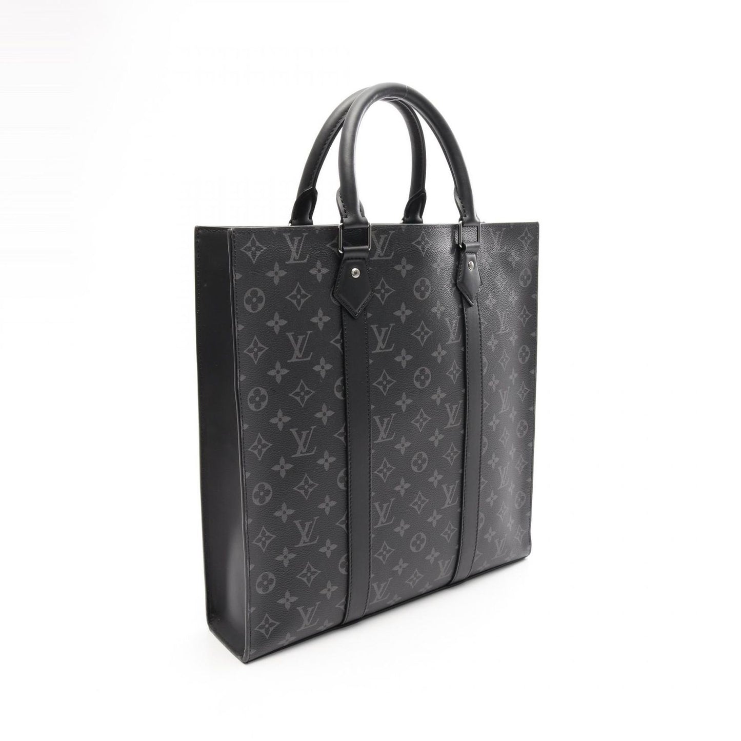Louis Vuitton Monogram Eclipse Sac Plat Tote Bag - Timeless Elegance