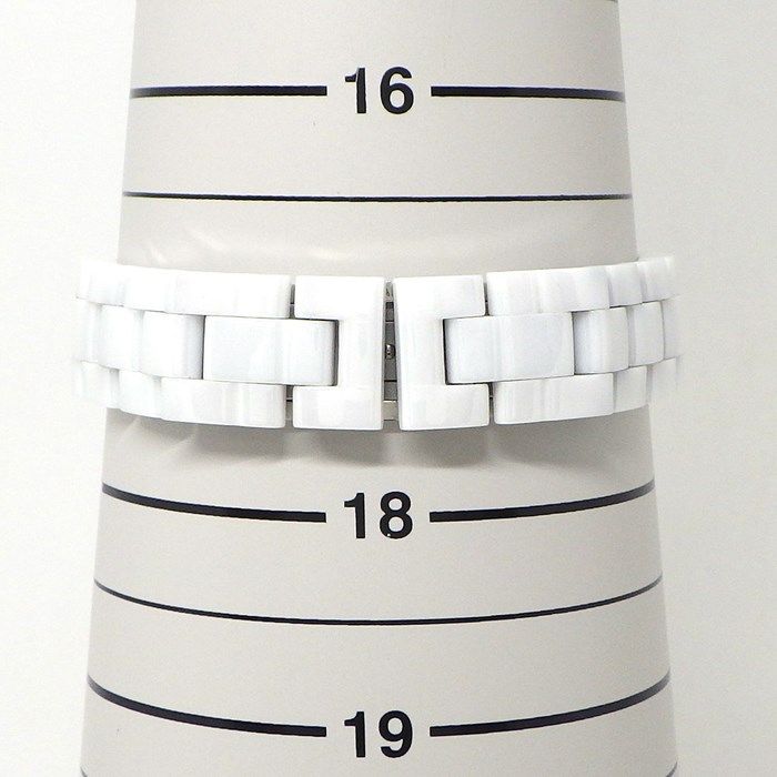 Chanel J12 H5703 Diamond Index White Dial Ceramic Watch