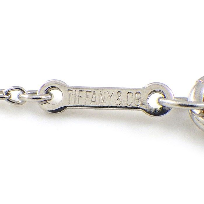 Tiffany & Co. Bean Design Diamond Pave Necklace in Platinum