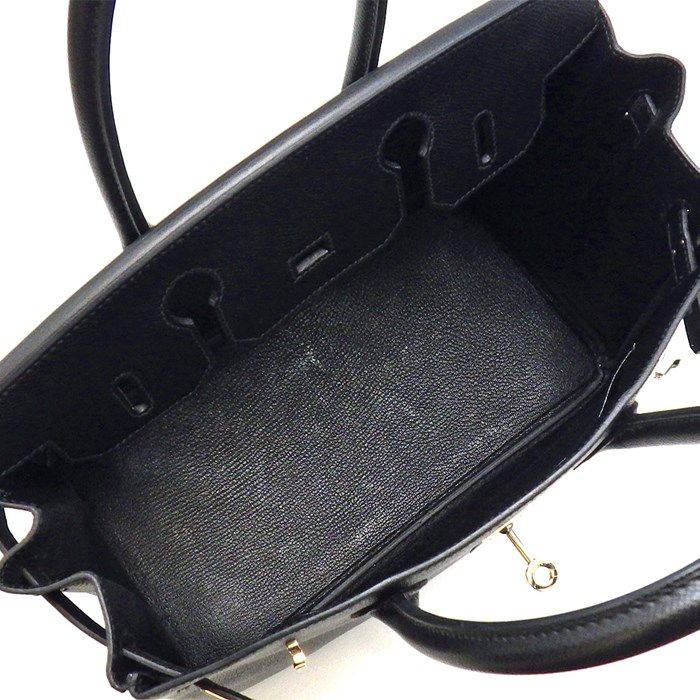 HERMES Birkin 30 Bag - 2020 Y Stamp - Black Epson Leather