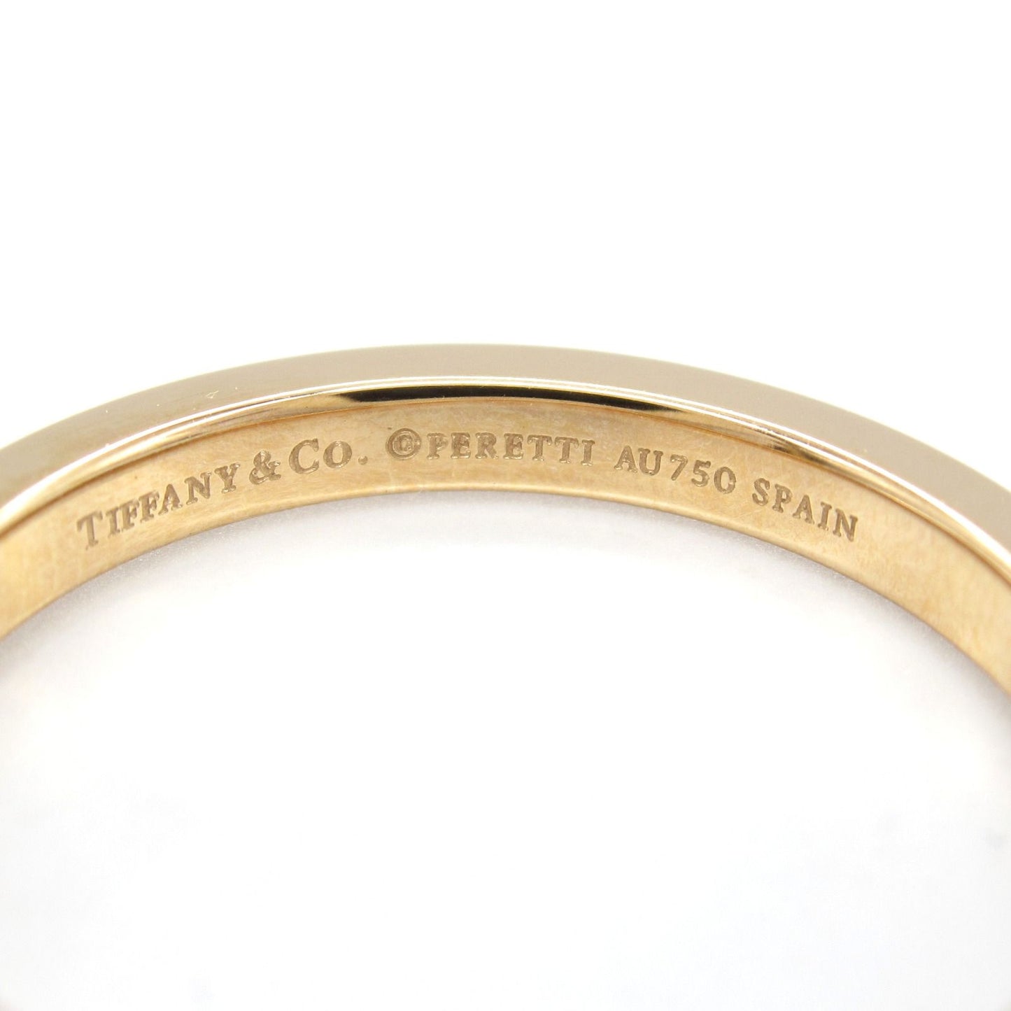 TIFFANY & CO Diamond Stacking Band Ring in 18K Pink Gold