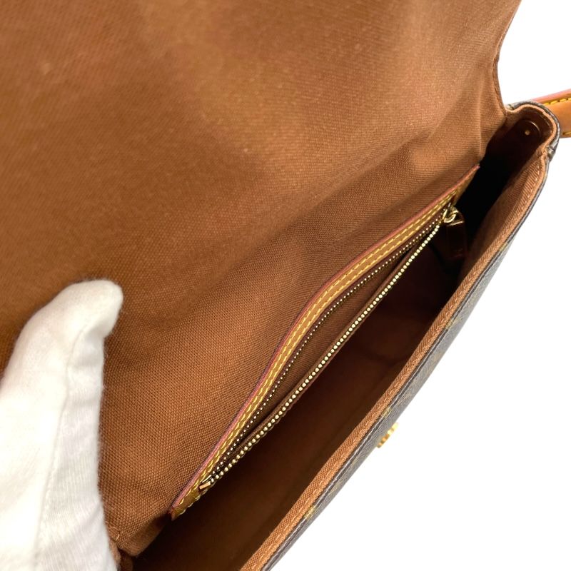 Louis Vuitton Mini Looping M51147 Monogram Canvas Handbag - Brown