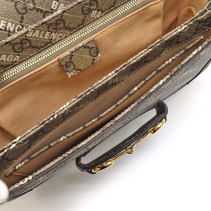 Gucci x Balenciaga Hacker Project Medium Shoulder Bag - Beige Ebony
