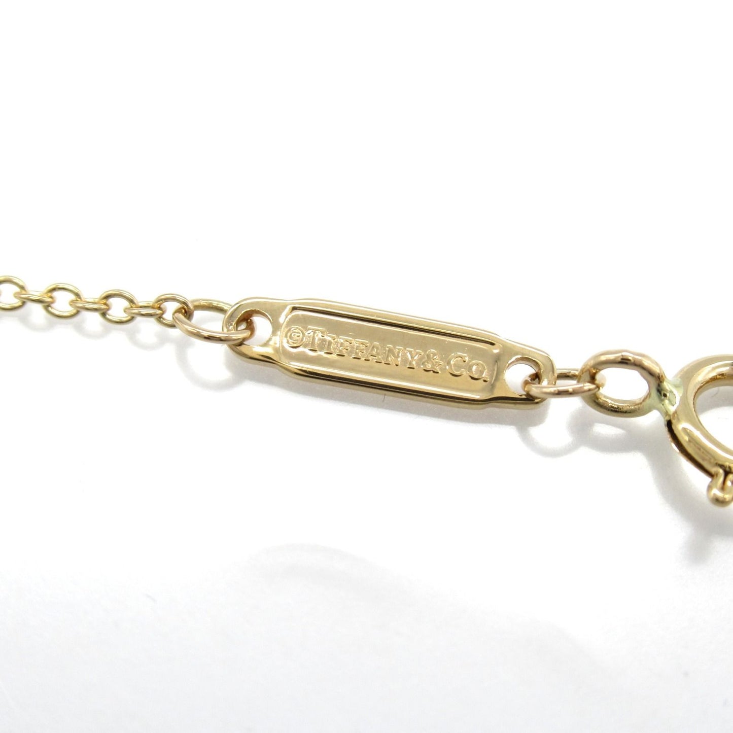 TIFFANY & CO T Smile Mini Necklace in K18 Pink Gold - Exquisite Elegance