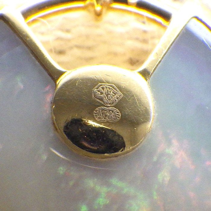 Cartier Amulette XS Swing Drop Earrings in K18YG with White Shell & Diamonds