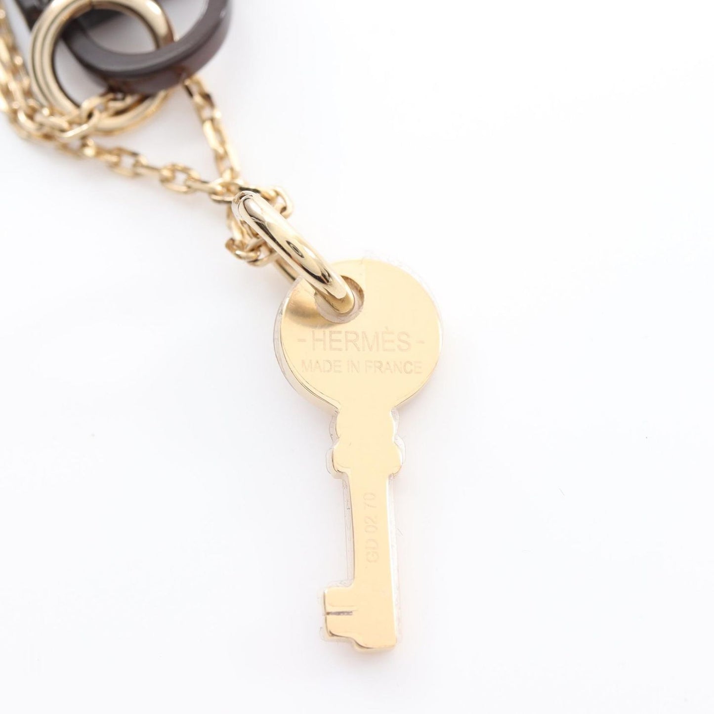 HERMES Amulet Padlock PM Necklace in Gold Plated - Exquisite Craftsmanship