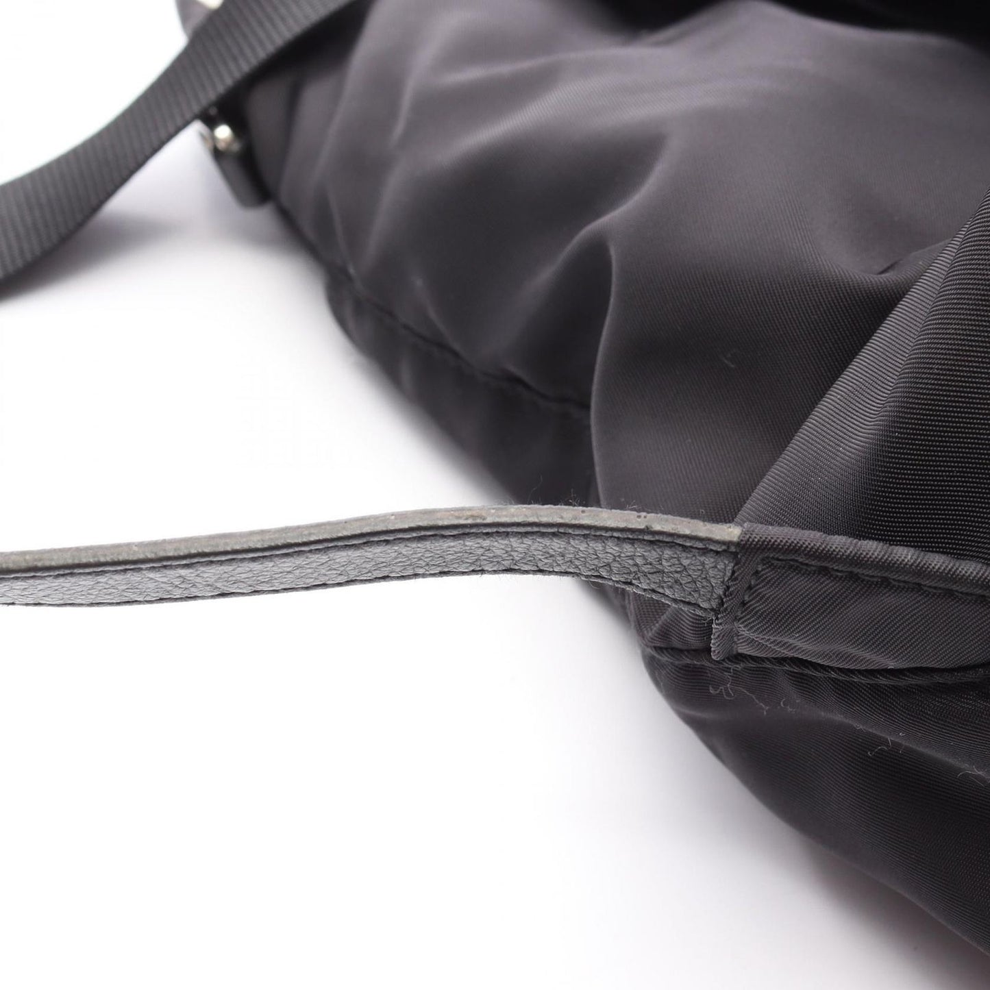 PRADA VELA Black Nylon & Leather Backpack - Timeless Elegance