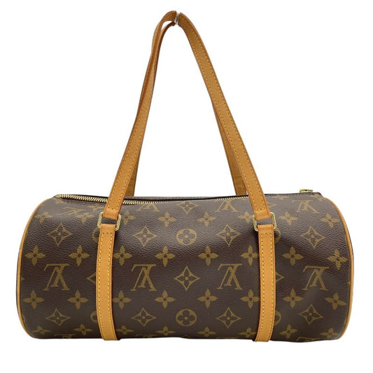 Louis Vuitton Papillon 30 Monogram Canvas Shoulder Bag - Brown