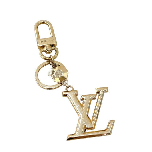 Louis Vuitton LV Facette Keychain - Gold Metal Unisex Accessory