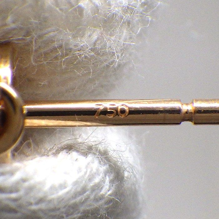 HERMES Kelly Cadenas Drop Earrings in K18 Pink Gold