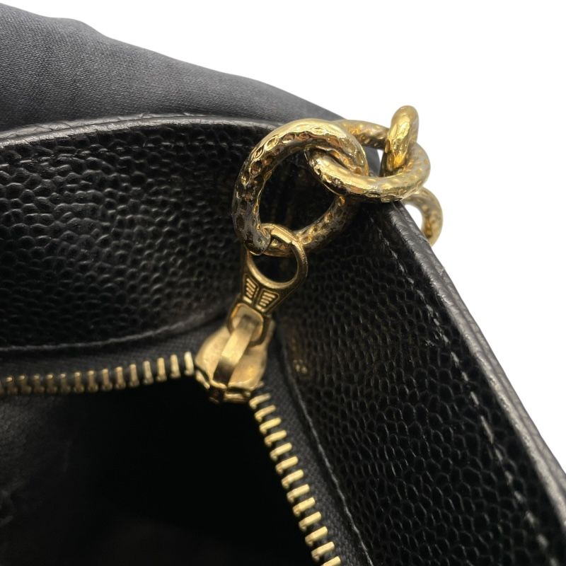 CHANEL Reissue Tote A01804 Black Caviar Skin with Gold Hardware