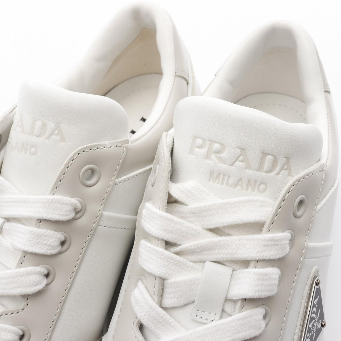 PRADA Downtown Sneakers - Exquisite Leather Craftsmanship