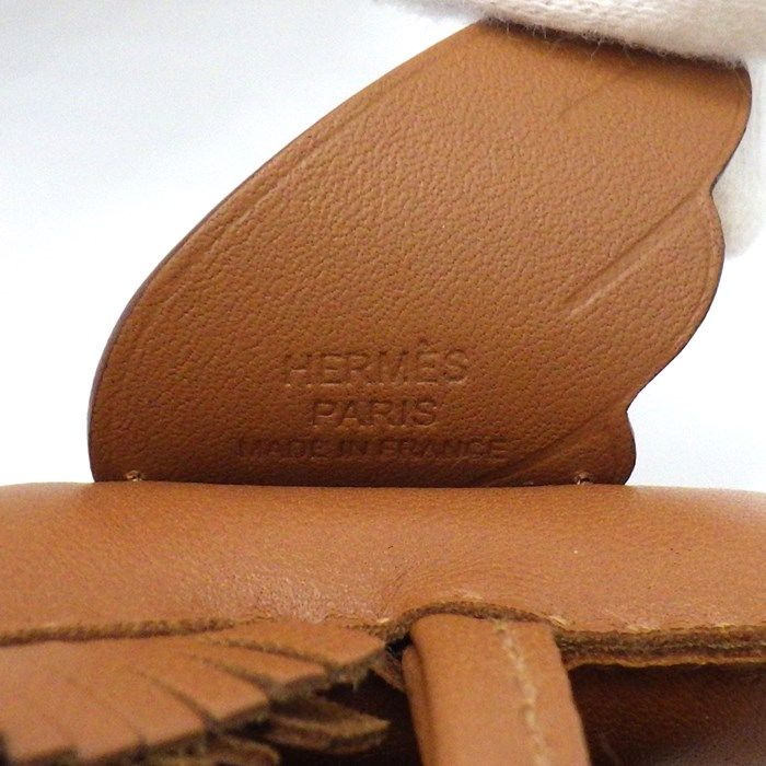 HERMES Rodeo Pegasus PM Bag Charm - Gold Swift Leather 2024
