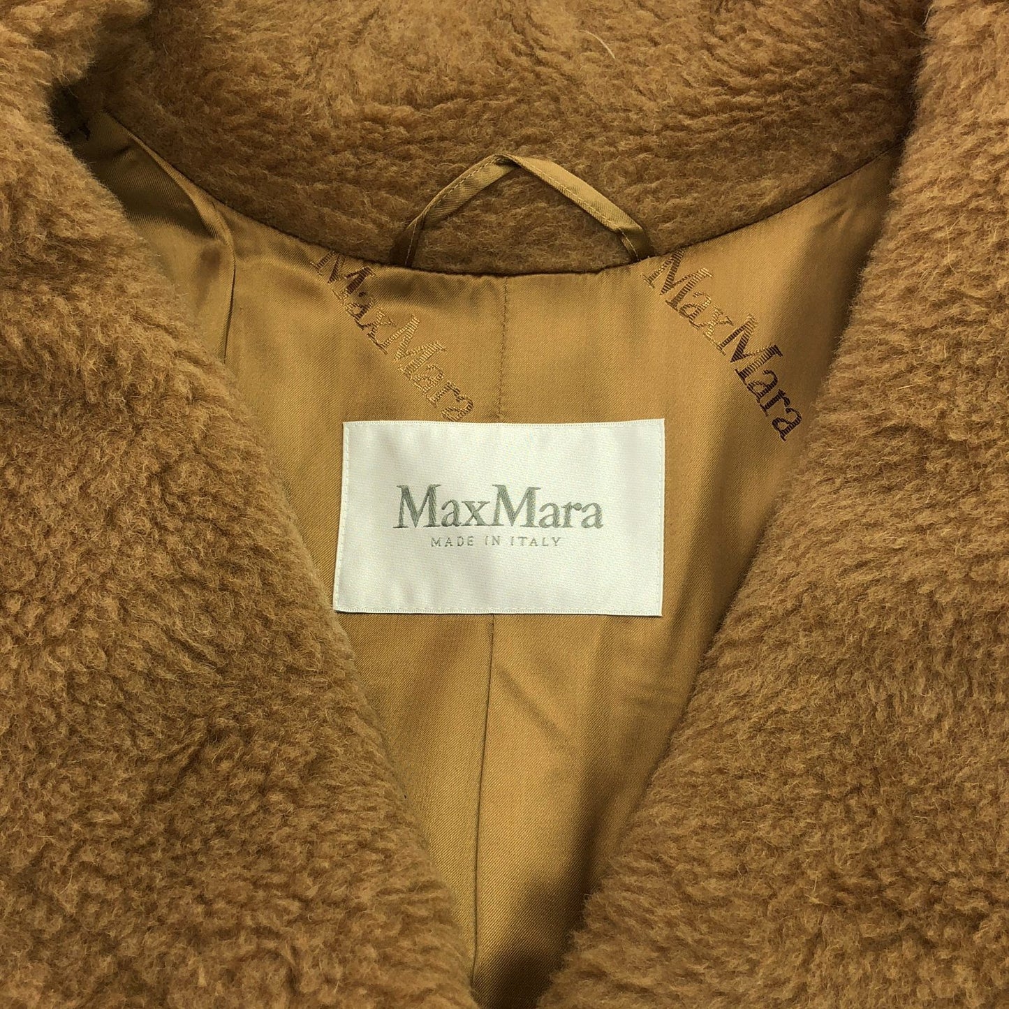 MAX MARA Teddy Bear Coat in Rich Brown - Exquisite Craftsmanship