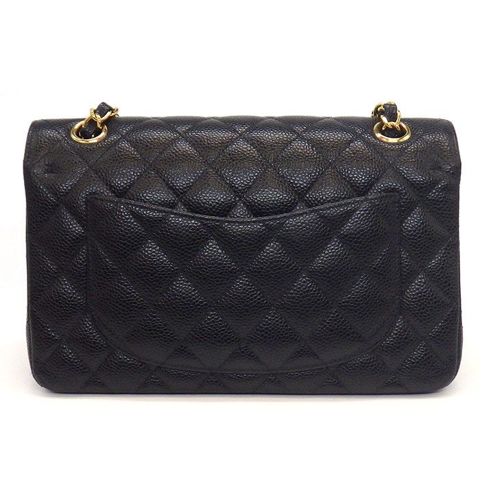 Chanel Classic Flap Bag Matelassé 23 Small 2015 - Black Caviar