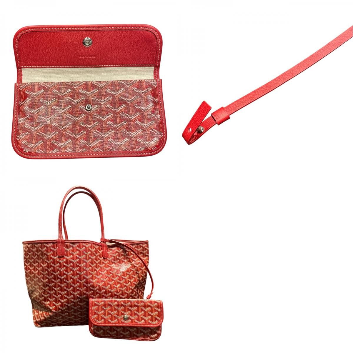 GOYARD Saint Louis PM Red Handbag - Exquisite Craftsmanship