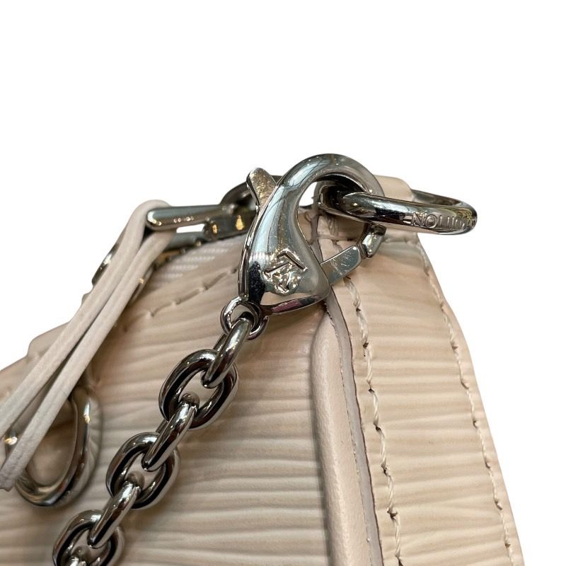 Louis Vuitton Easy Pouch M80479 White Epi Leather Shoulder Bag