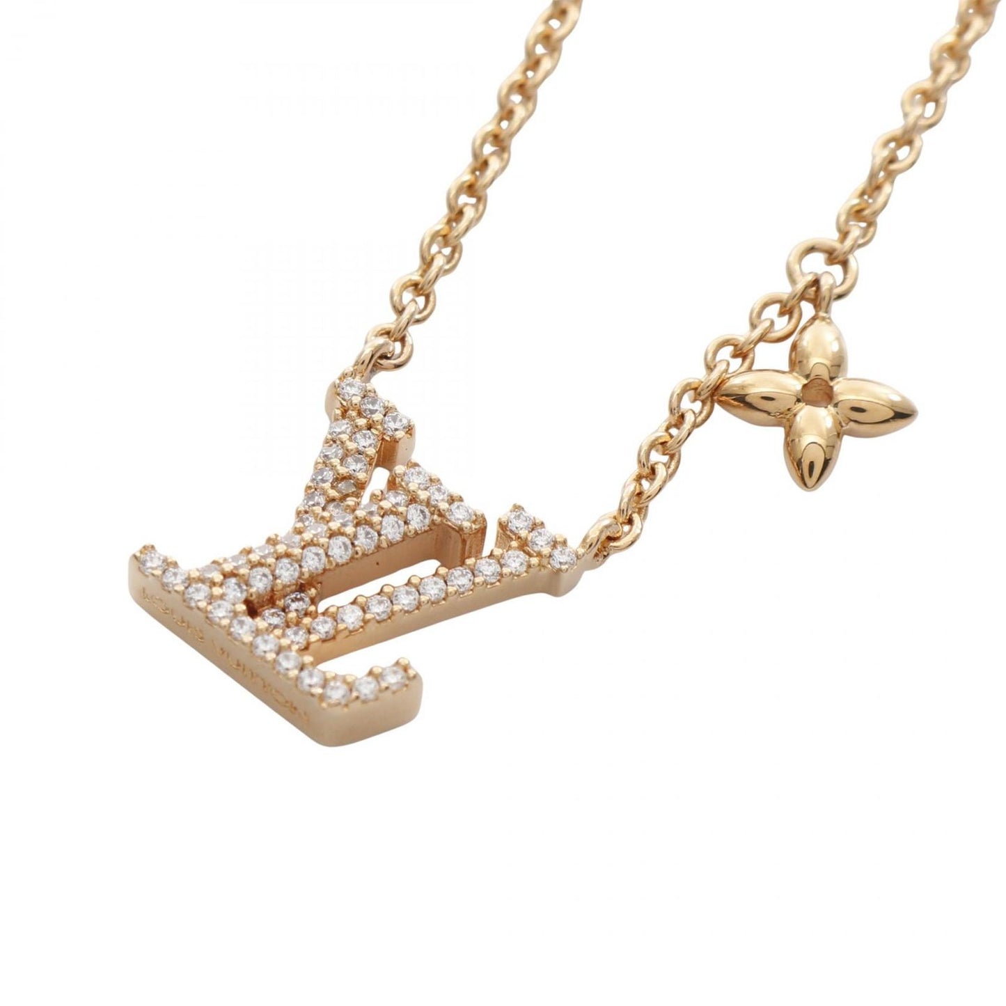 Louis Vuitton Iconic LV Necklace in Gold Plated Finish