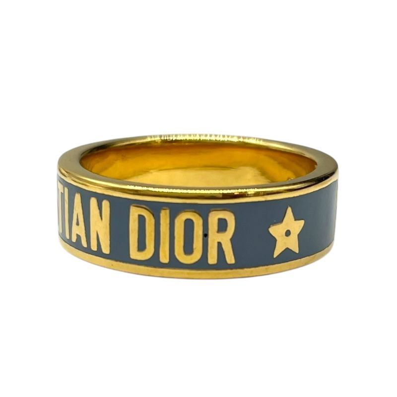 Christian Dior Code Triple Ring in Gold and Blue - Exquisite Craftsmanship