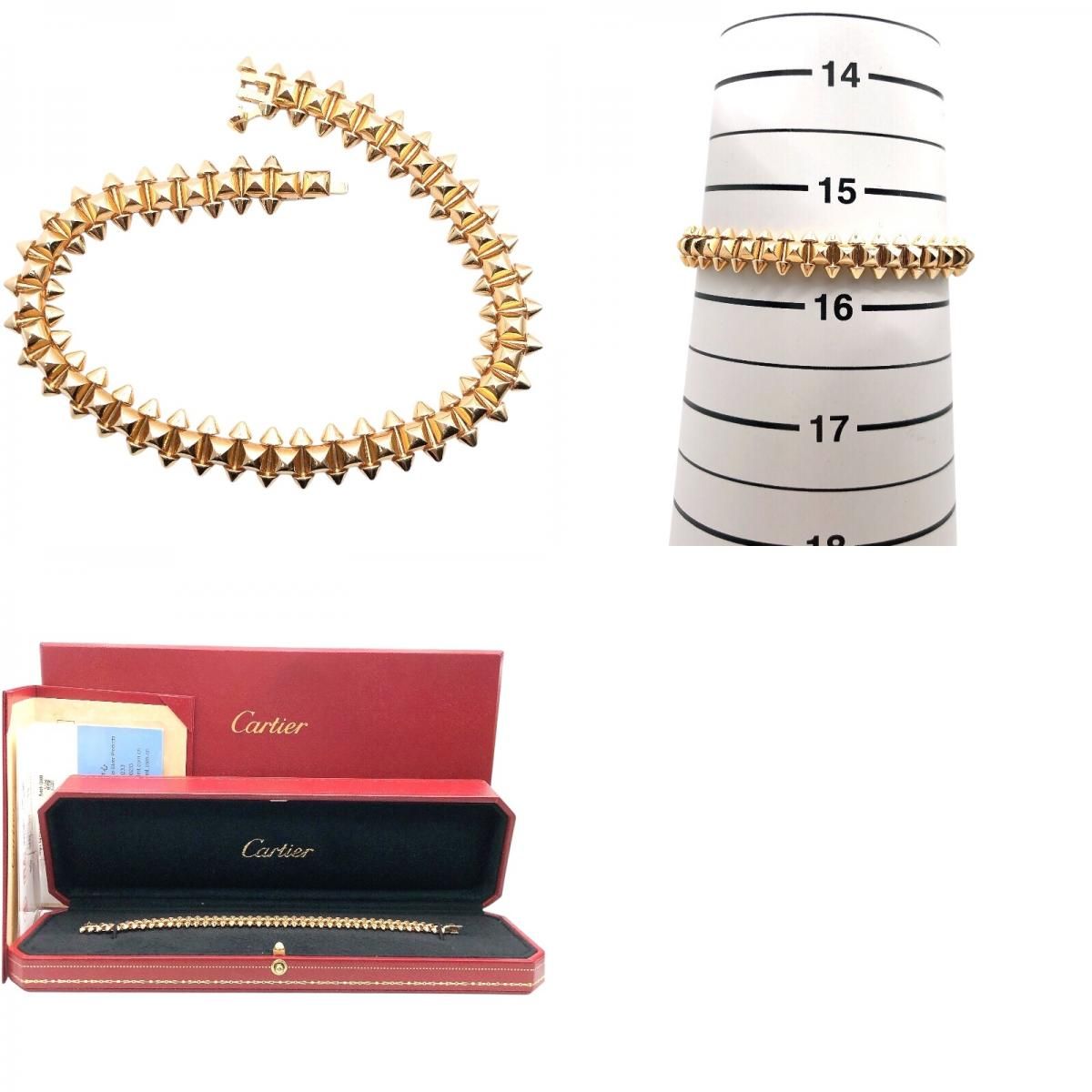 Cartier Crashed de Cartier K18 Pink Gold Bracelet - Exquisite Elegance