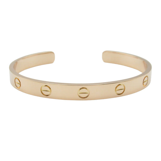 CARTIER Open Love Bracelet in K18 Pink Gold - Timeless Elegance