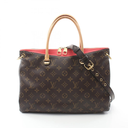Louis Vuitton Palas Handbag M41147 - Exquisite Rose Rich Canvas