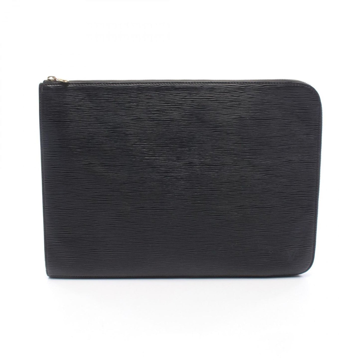 Louis Vuitton Poche Document Epi Noir Clutch Bag - Timeless Elegance