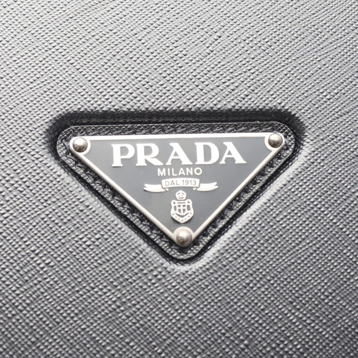 PRADA Policarbonato Trolley Carry-On - Black Saffiano Leather