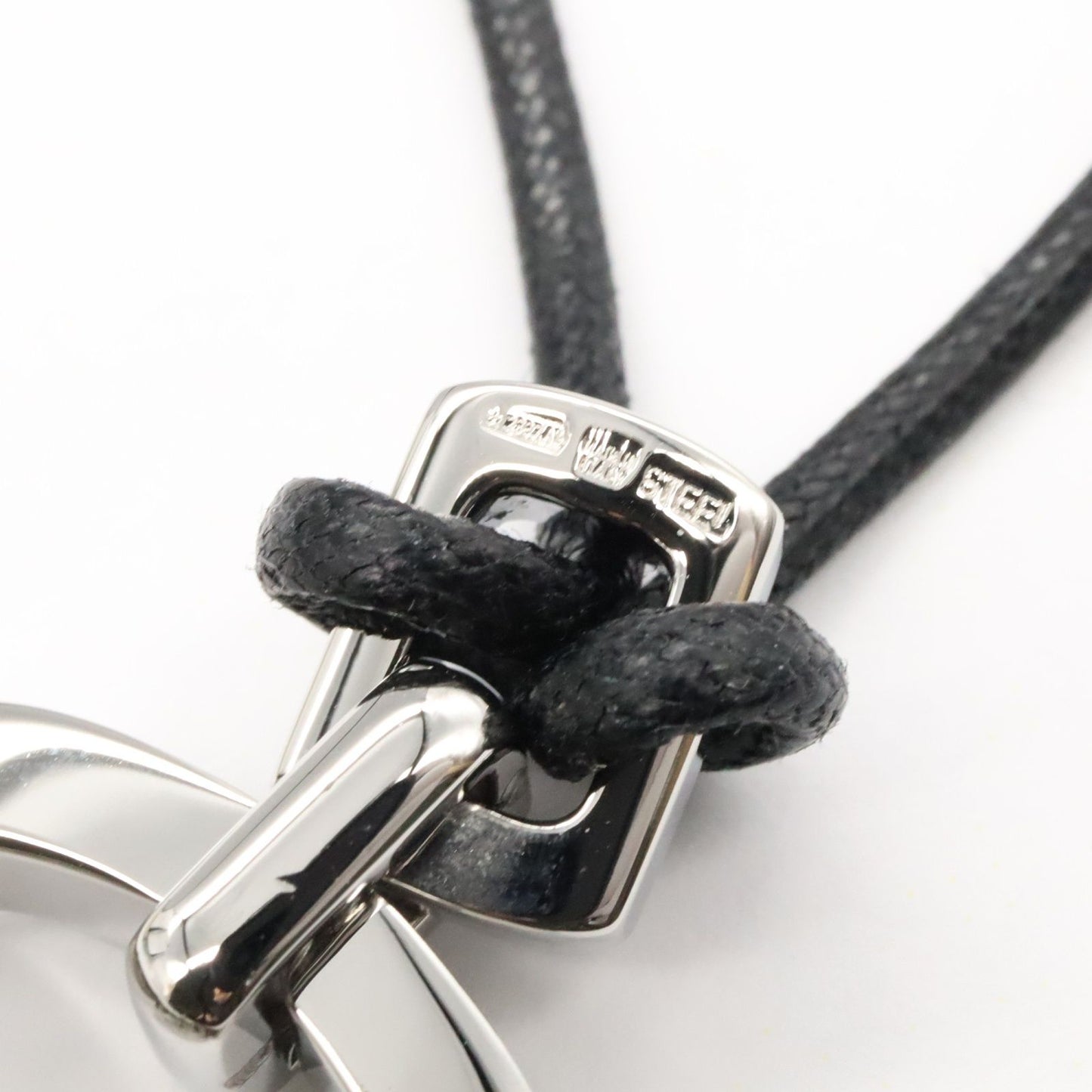 BVLGARI Parentesi Half Diamond Necklace in K18 White Gold